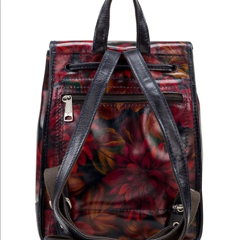 Patricia Nash Rustic Mums Collection Seluci Backpack - Picture 3 of 9